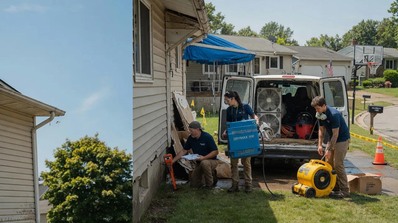 Ceiling Leak Cleanup in Oreland, PA near me